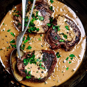 Steak au poivre